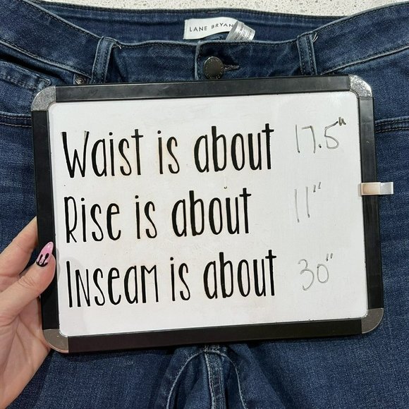 Lane Bryant Magic Waistband Signature Fit Mid-Rise Straight Leg Jeans Women’s 14 - Picture 9 of 9